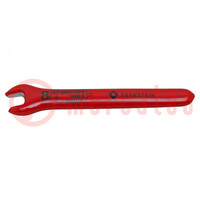 Wrench; insulated,single sided,spanner; 8mm