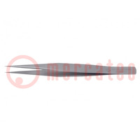 Tweezers; 130mm; Blade tip shape: sharp; universal
