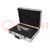 Suitcase: tool case; 450x330x135mm; aluminium