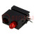 LED; in housing; red; 3mm; No.of diodes: 1; 20mA; Lens: red,diffused