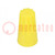 Wire nut connector; 0.5÷6mm2; yellow; 50pcs.