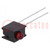 LED; in housing; red; 3mm; No.of diodes: 1; 10mA; Lens: red,diffused