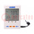 Meter: CO2, temperature and humidity; Range: 0÷9999ppm,5÷95%