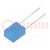 Capacitor: polyester; 1uF; 40VAC; 63VDC; 5mm; ±5%; 7.3x9.5x4.5mm