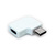 ROLINE Adaptateur USB 3.2 Gen 2, USB Type C - C, M/F, 90°, blanc