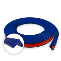 Knuffi Eckschutzprofil Colour Typ E, blau, selbstklebend, Länge: 5,0 m