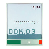 NEW AGE Türschilder mit Frei-/Besetzt-Anzeige, Maße: 12,0 x 14,2 x 0,6 cm