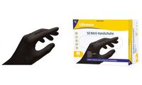 Lifemed Nitril-Handschuh, schwarz, puderfrei, Größe S (6499614)