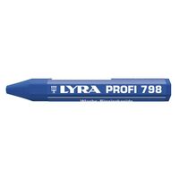 Produktbild zu LYRA Pastelli cera 798 forma esagonale blu contenuto 12 pezzi