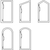 Skizze zu függőleges falcba szerelhető GU rejtett ajtócsukó FTS 20 (01)