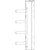 Produktbild zu MACO Ecklagerband MAMMUT 180kg PVC, mit 5 mm Tragezapfen L=23 mm, weiß (227695)