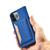 Magnet Card Case Hülle für iPhone 14 Plus Flip Cover Wallet Stand blau