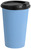 Mehrwegbecher Michigan inkl. Deckel; 300ml, 7.9x12.5 cm (ØxH); blau/schwarz; 25