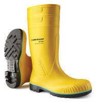 Dunlop Acifort Heavy Duty Full Safety Wellington Boot Yellow 06 (Pair)