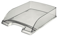 Briefkorb Transparent Plus, A4, Polystyrol, grau