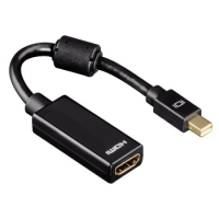 Hama 00054560 video kabel adapter Mini DisplayPort HDMI Type A (Standaard) Zwart