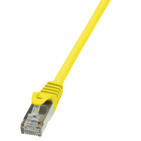 LogiLink 0.5m Cat.5e F/UTP netwerkkabel Geel 0,5 m Cat5e F/UTP (FTP)