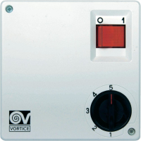 Vortice SCNR5 snelheidsregelaar voor ventilator 5 kanalen Wit