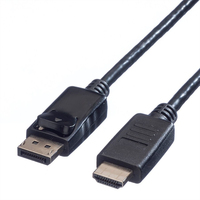 VALUE 11.99.5782 video átalakító kábel 3 M DisplayPort Fekete