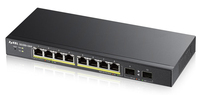 Zyxel GS1900-10HP switch di rete Gestito L2 Gigabit Ethernet (10/100/1000) Supporto Power over Ethernet (PoE) Nero