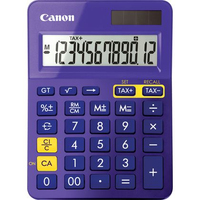 Canon LS-123K calculator Desktop Rekenmachine met display Paars