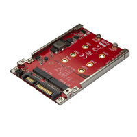 StarTech.com Dual-Slot M.2 auf SATA Adapter für 2,5" Laufwerksschacht - RAID