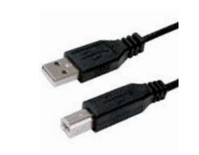Bachmann 940.046 USB Kabel 3 m USB 2.0 USB A USB B Schwarz