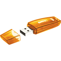 Emtec C410 USB flash meghajtó 128 GB USB A típus 2.0 Narancssárga
