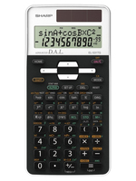 Sharp EL-531TG calculator Pocket Wetenschappelijke rekenmachine Zwart, Wit