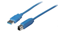 shiverpeaks BS77030 USB-kabel 0,5 m USB 3.2 Gen 1 (3.1 Gen 1) USB A USB B Blauw