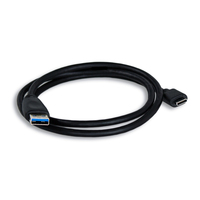 Fantec 2170 USB-kabel 0,8 m USB 3.2 Gen 1 (3.1 Gen 1) USB A USB C Zwart