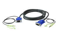 ATEN 2L-2502A VGA cable 2 m VGA (D-Sub) Black