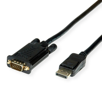 VALUE 11.99.5801 DisplayPort-Kabel 1,5 m VGA (D-Sub) Schwarz