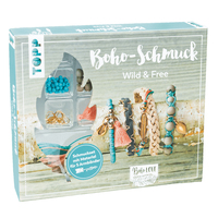 TOPP Verlag Boho-Schmuckset Wild & Free (Türkis/ Lachs)