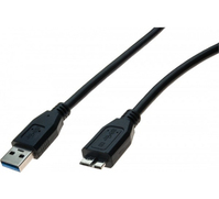 CUC Exertis Connect 532474 USB Kabel USB 3.2 Gen 1 (3.1 Gen 1) 1,8 m USB A Micro-USB B Schwarz