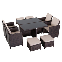 Outsunny 861-028BN outdoor furniture set Brown