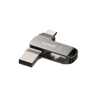 Lexar JumpDrive Dual Drive D400 USB-Stick 32 GB USB Type-A / USB Type-C 3.2 Gen 2 (3.1 Gen 2) Silber