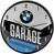 Nostalgic Art BMW Garage Wand Quartz clock Rund Mehrfarbig