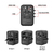 Verbatim GaN III Universal Travel Adapter UTA-05 with 2 x USB-C PD & QC 4+ & 2 x USB-A ports