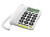 Doro Phone Easy 312Cs Téléphone analogique Identification de l'appelant Blanc