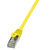 LogiLink 0.25m Cat.5e F/UTP hálózati kábel Sárga 0,25 M Cat5e F/UTP (FTP)