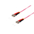 S-Conn 77906/4 InfiniBand/fibre optic cable 15 m ST OM4 Violet
