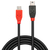 Lindy 31717 USB Kabel 0,5 m USB 2.0 Mini-USB B Micro-USB B Schwarz, Rot