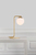 Nordlux Grant lámpara de mesa E14 40 W Latón, Blanco