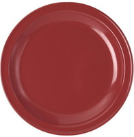 WACA Speiseteller COLORA in rot, aus Melamin. Durchmesser: 23,5 cm. Bunt und