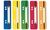 ELBA Relieurs à lamelle, PP, courts, 35 x 150 m, couleurs (62027591)