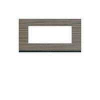 Plaque gallery 5 modules entraxe 71mm matiere grey wood (WXP4805)