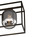 LED Deckenleuchte Industrial 3 flammig mit Rauchglas Glaskugeln - Länge 90cm