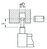 MITUTOYO Csőmérő mikrométer skáladobos : 0 - 25 mm / 0,01 mm 115-315