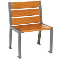 Silaos Wood and Steel Chair - PROCITY Grey - Light Oak - Without Armrests